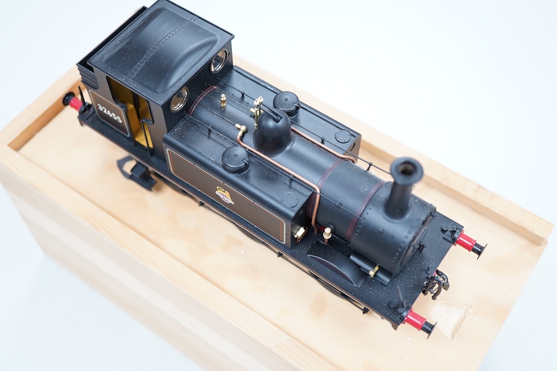 A Dapol 0 gauge model railway BR class A1X Stroudley Terrier, 32655, without its box